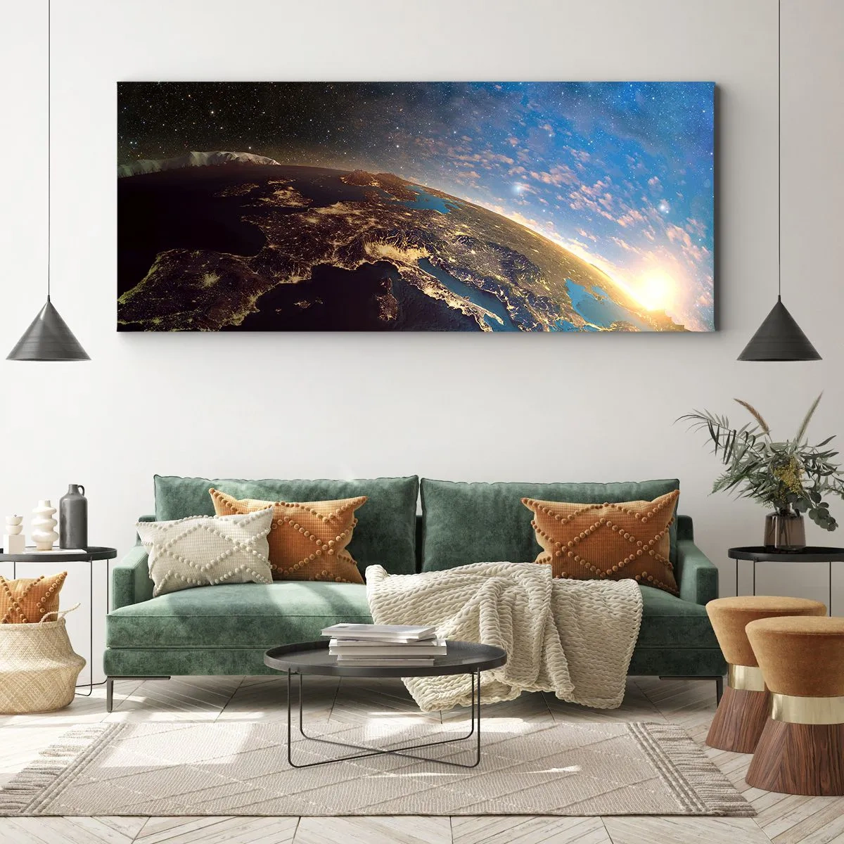 Quadro su tela - Stampe su Tela - Guardiamoci da lontano - 100x40 cm