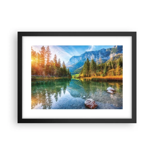 Poster in cornice nera - La mitezza dell'autunno - 40x30 cm