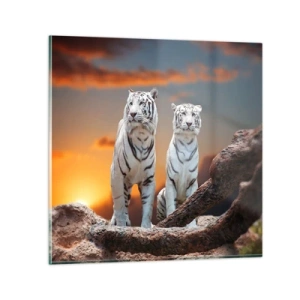 Quadro su vetro - Proprio come a Narnia - 30x30 cm