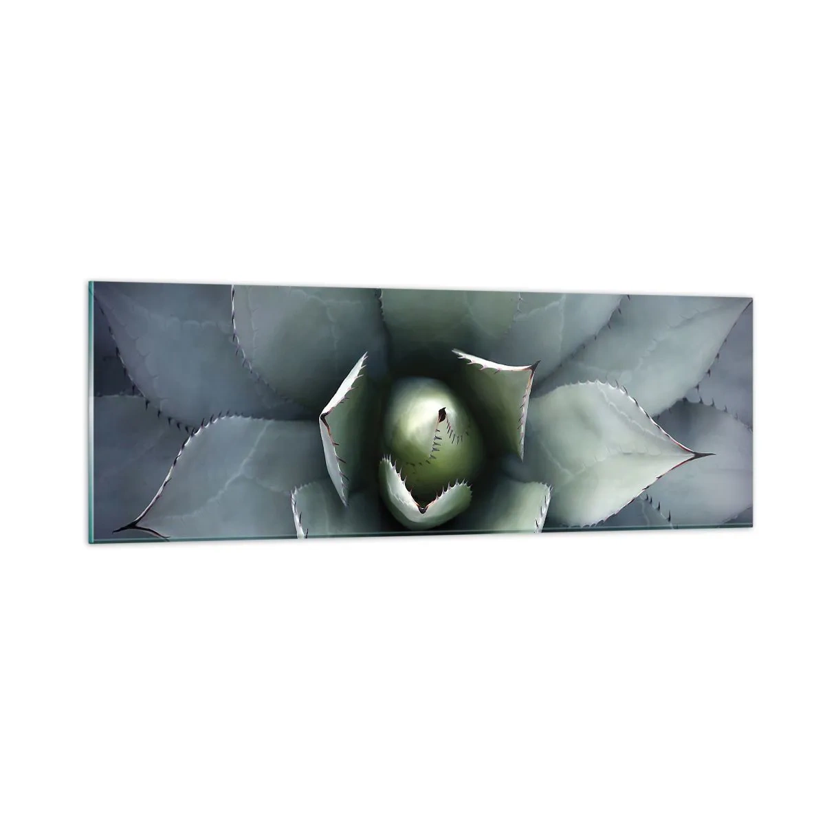 Quadro su vetro - Adesca e minaccia - 90x30 cm