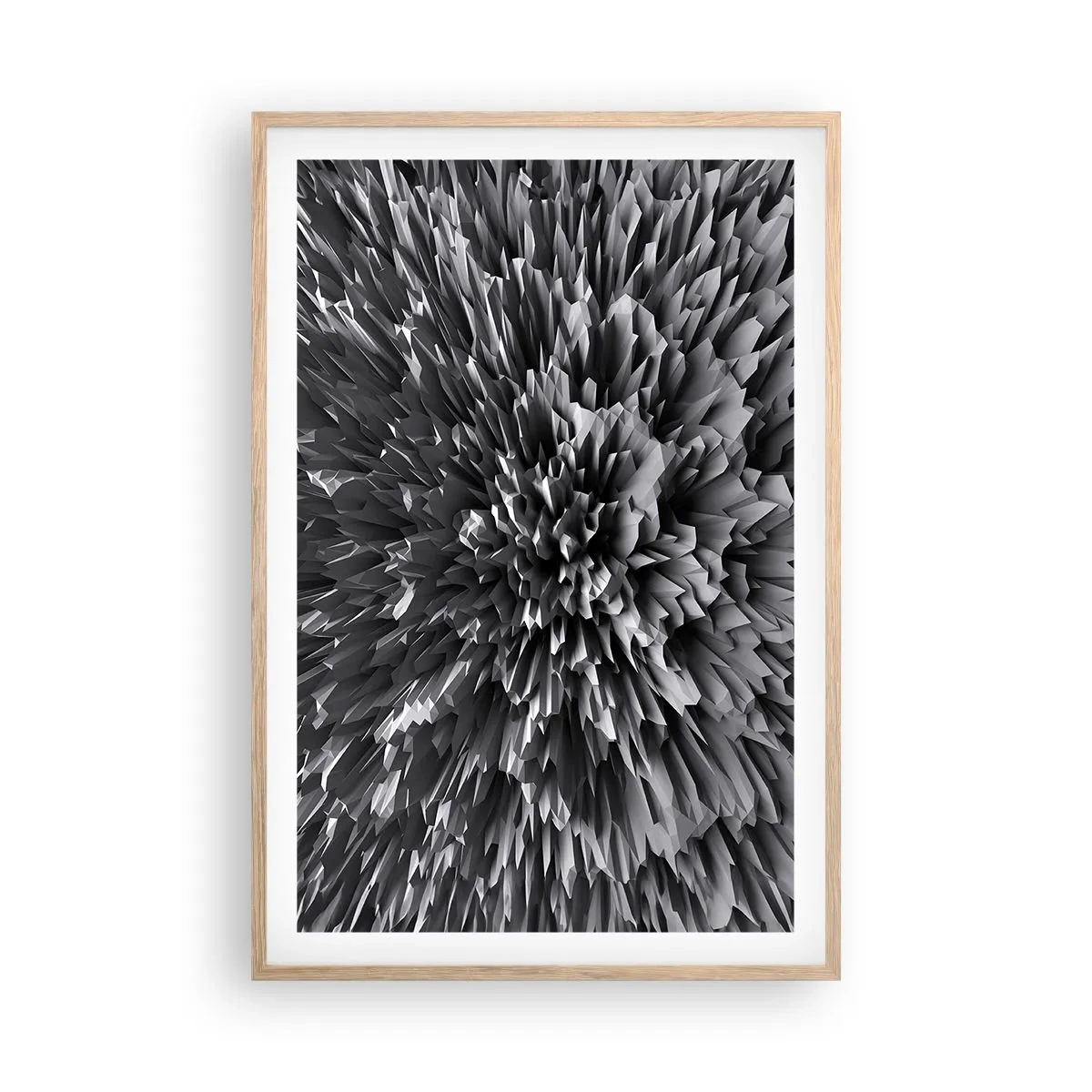 Poster in cornice rovere chiaro - Spigolosità massima - 61x91 cm