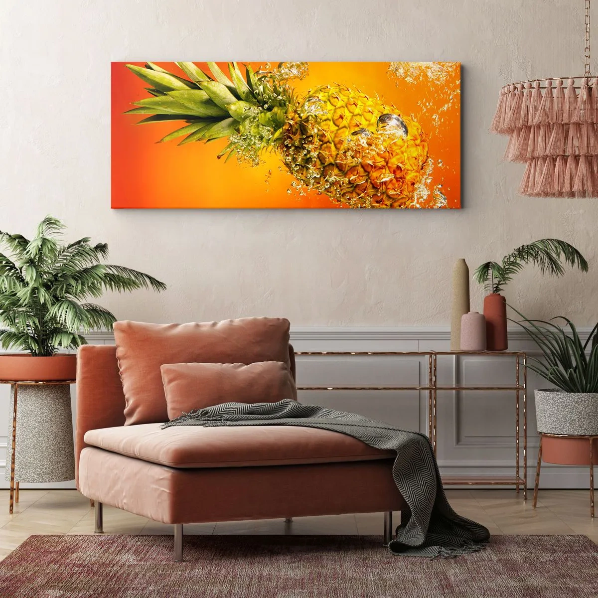 Quadro su tela - Stampe su Tela - Succosa freschezza tropicale - 100x40 cm