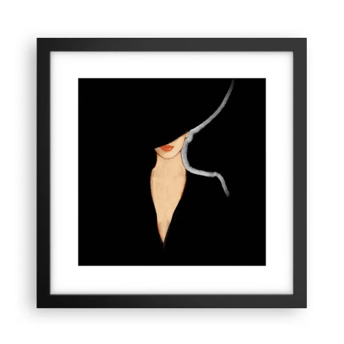 Poster in cornice nera - Eleganza e stile - 30x30 cm