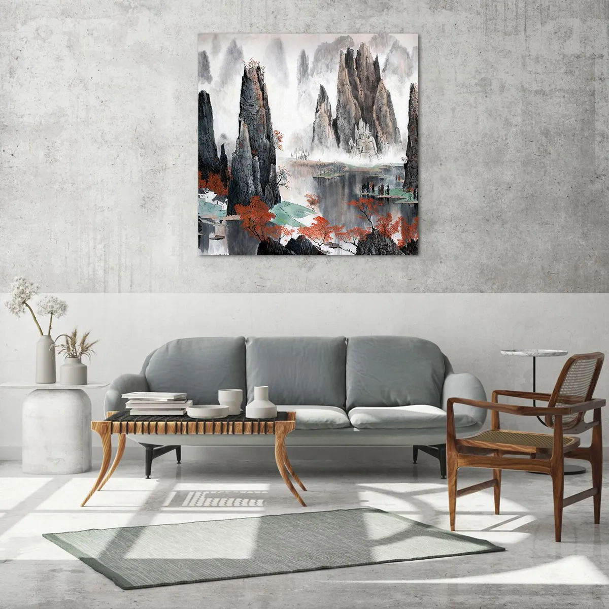 Quadro su vetro - Protettori potenti - 30x30 cm