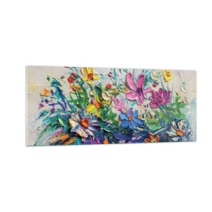 Quadro su vetro - Natura per niente morta - 100x40 cm