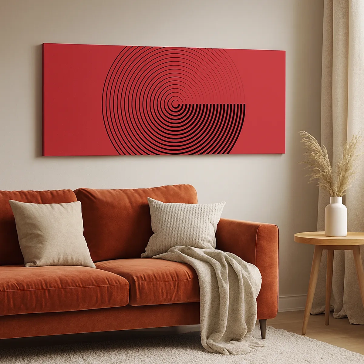 Quadro su tela - Stampe su Tela - Movimento circolare - 30x30 cm