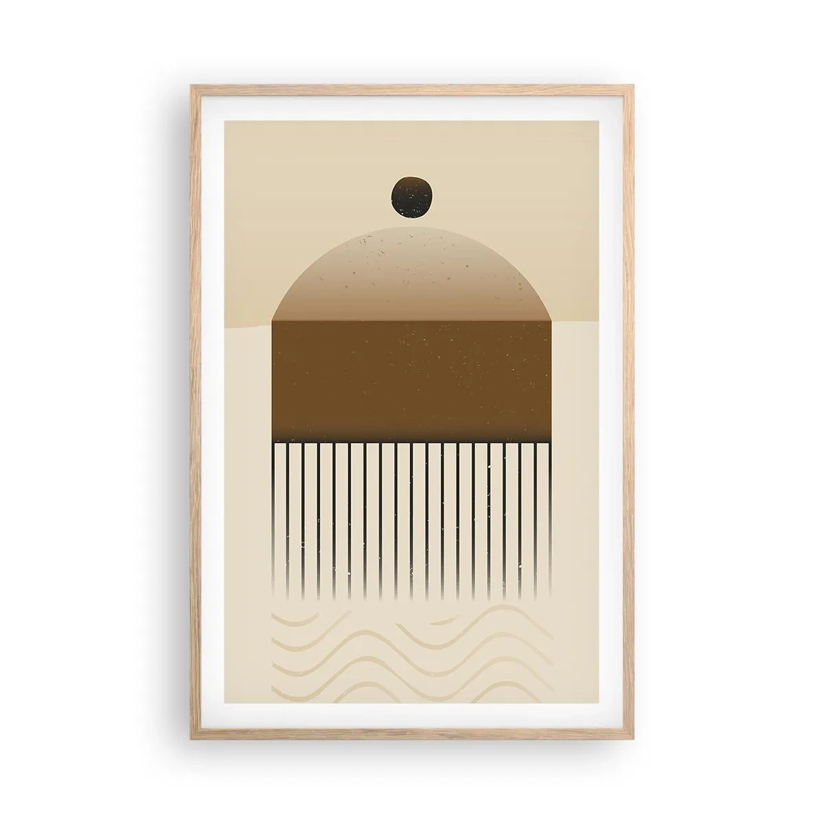 Poster in cornice rovere chiaro - Diversi stati - 61x91 cm