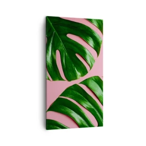 Quadro su tela - Stampe su Tela - Appuntamento in verde - 45x80 cm