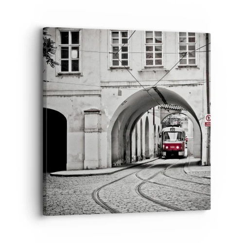 Quadro su tela - Stampe su Tela - Attraverso il labirinto cittadino - 30x30 cm