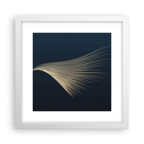 Poster in cornice bianca - Come un capello d'angelo - 30x30 cm