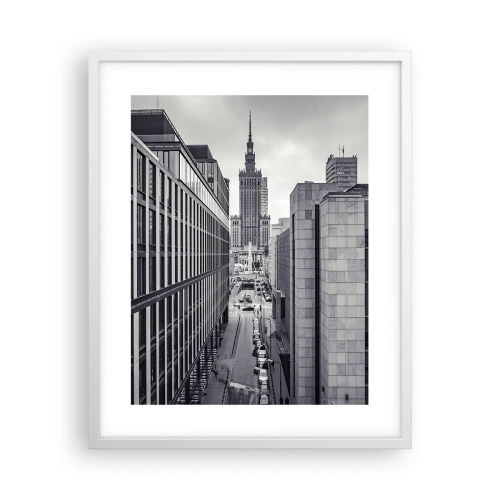 Poster in cornice bianca - La valle di Varsavia - 40x50 cm