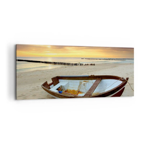 Quadro su tela - Stampe su Tela - Non vi sono spiagge più belle - 100x40 cm