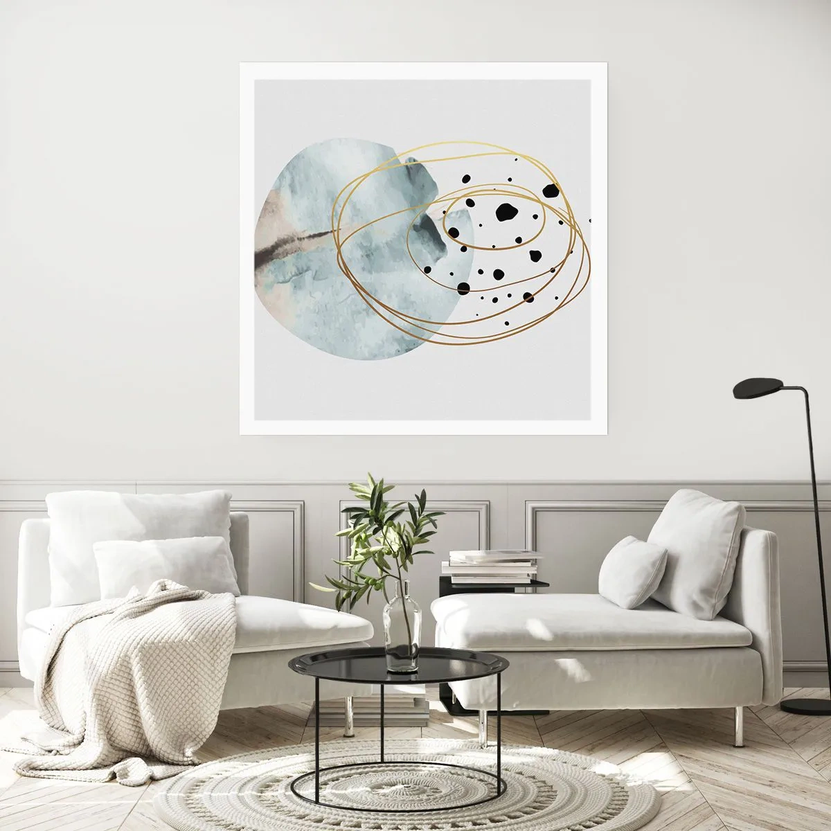 Poster - Nell'abbraccio dello spazio - 50x50 cm