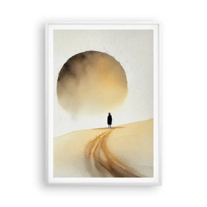 Poster in cornice bianca - Ed è nostalgia - 70x100 cm