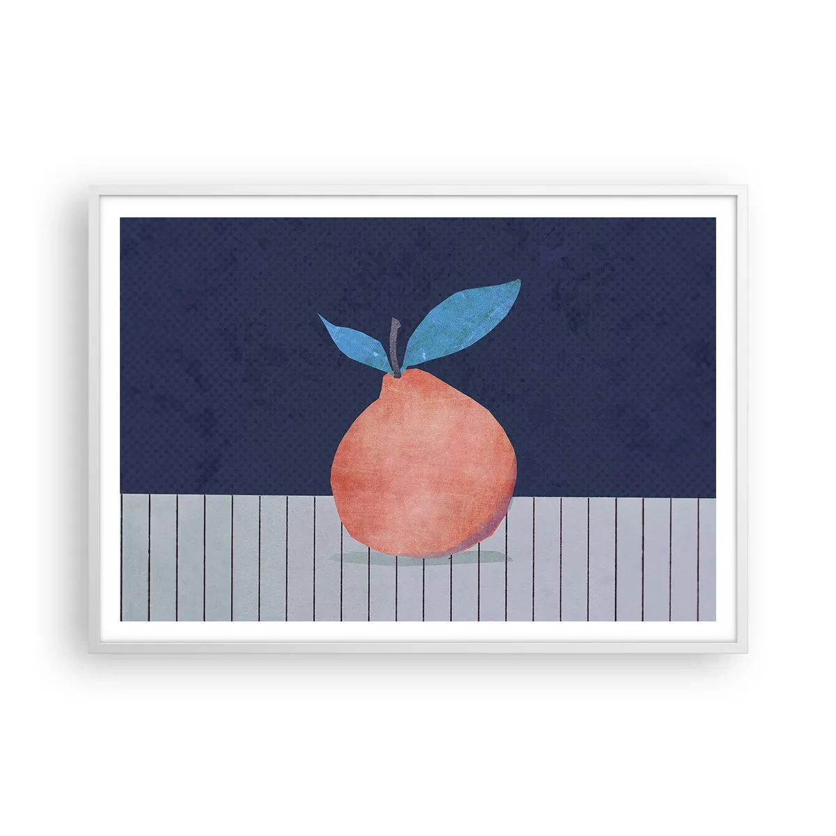 Poster in cornice bianca - Convessità e piano - 100x70 cm