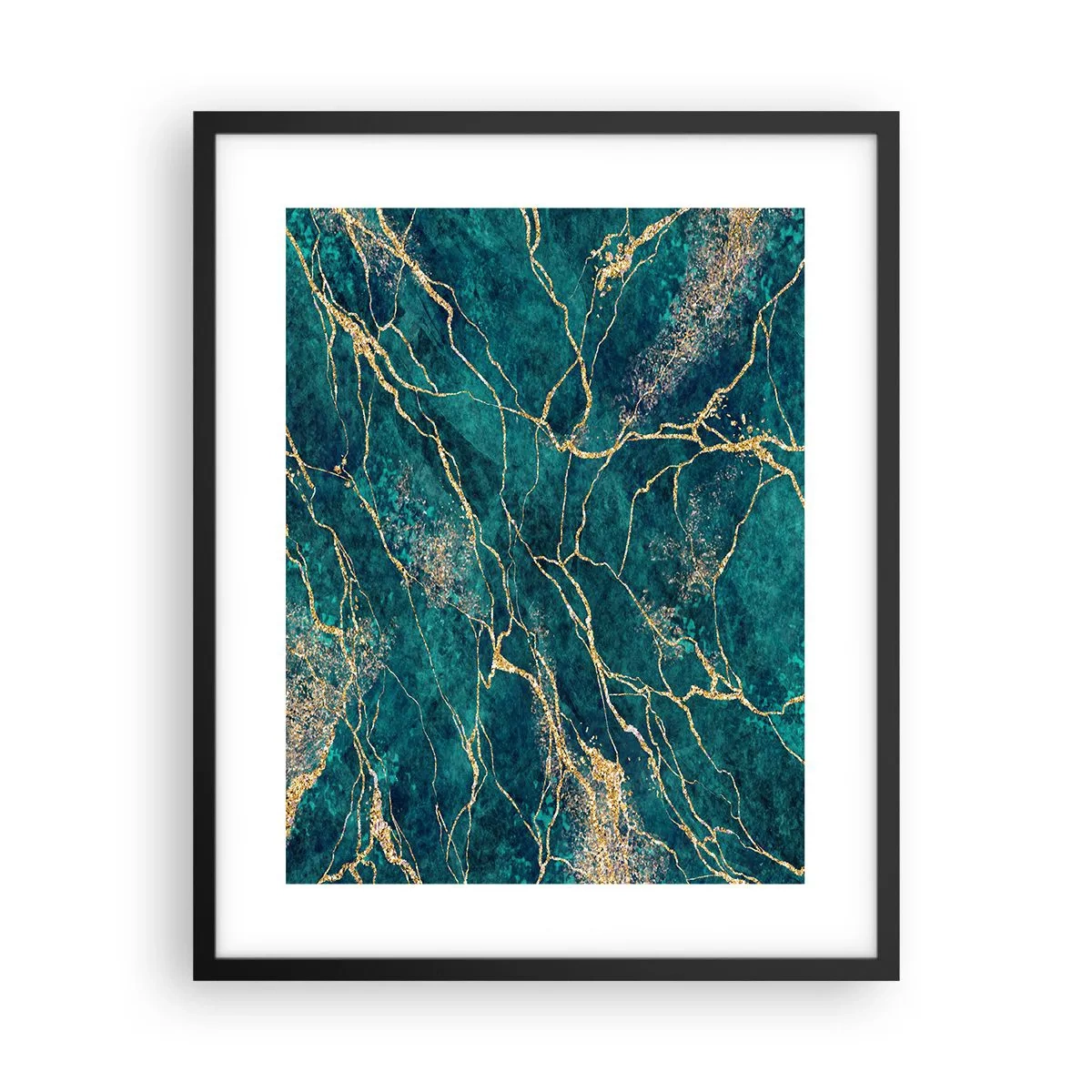 Poster in cornice nera - La vena d'oro - 40x50 cm