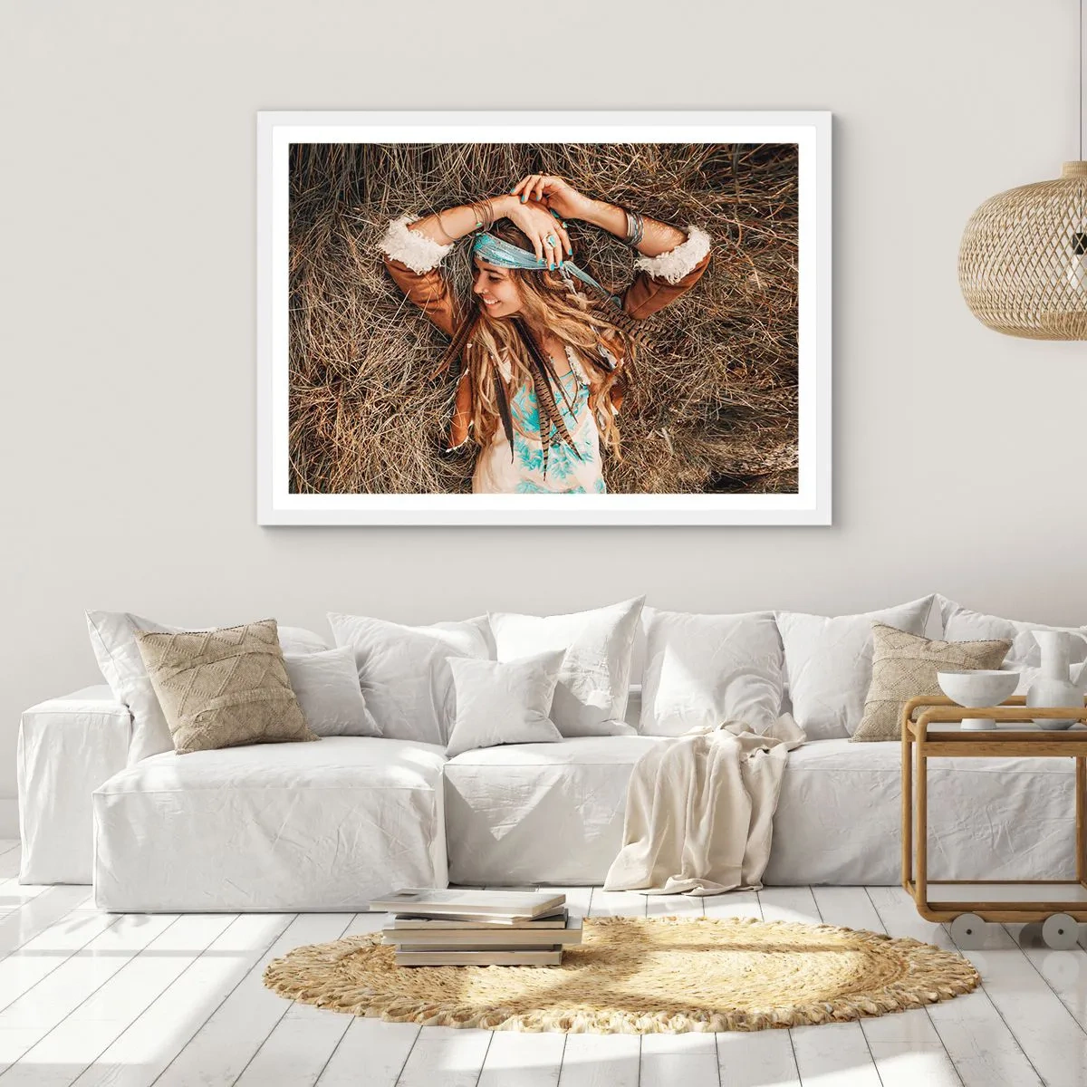 Poster in cornice bianca - Verso gli anni dell'amore - 40x30 cm