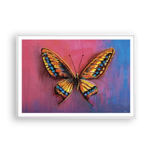 Poster in cornice bianca - Gioielli della natura - 100x70 cm