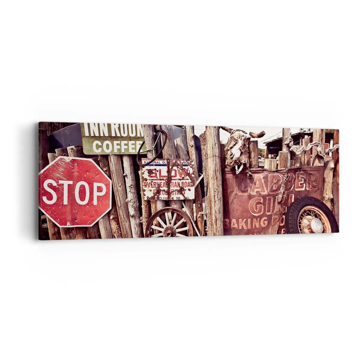 Quadro su tela - Stampe su Tela - E il tempo si è fermato - 90x30 cm