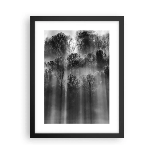 Poster in cornice nera - Nei getti di luce - 30x40 cm