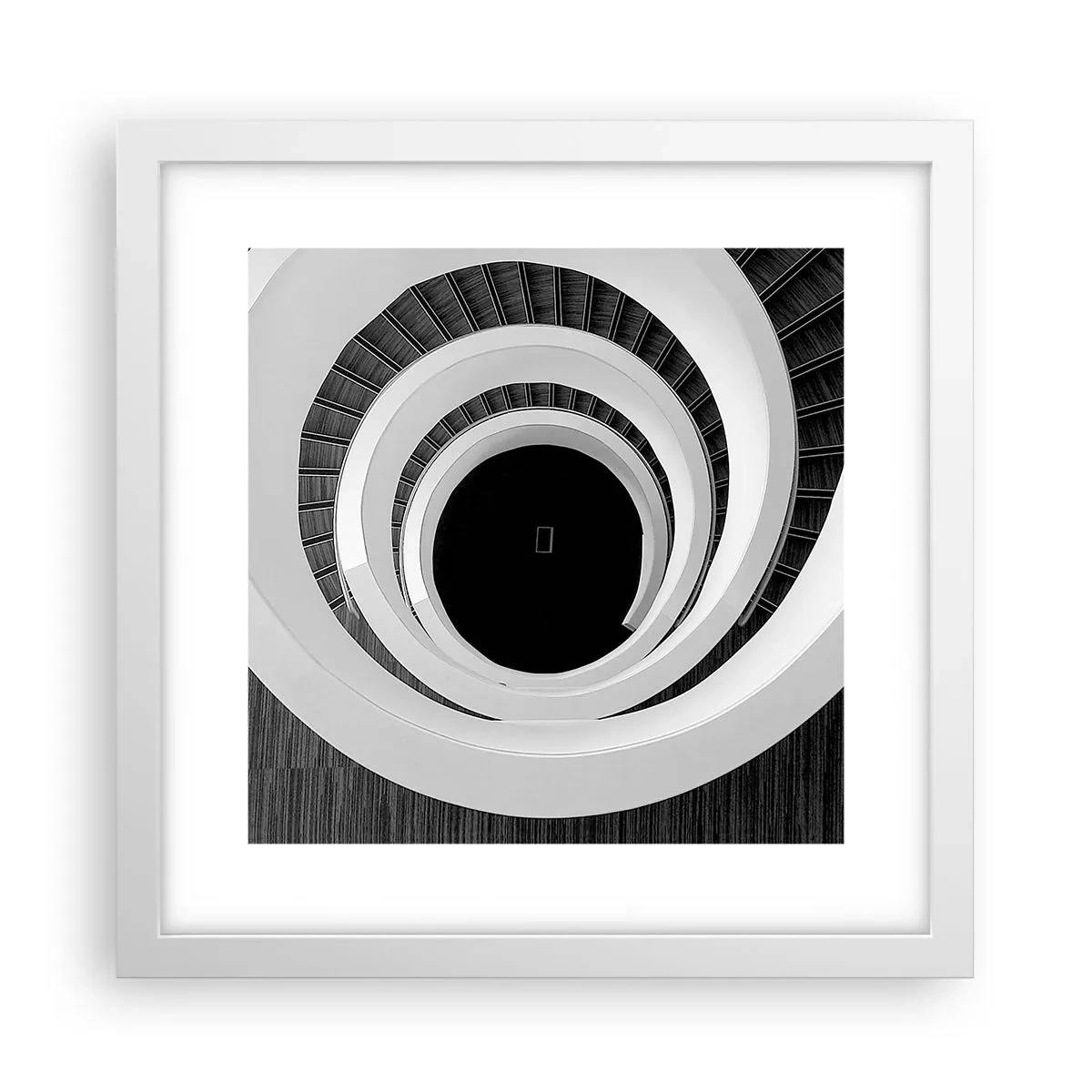 Poster in cornice bianca - Verso l'essenza delle cose - 30x30 cm