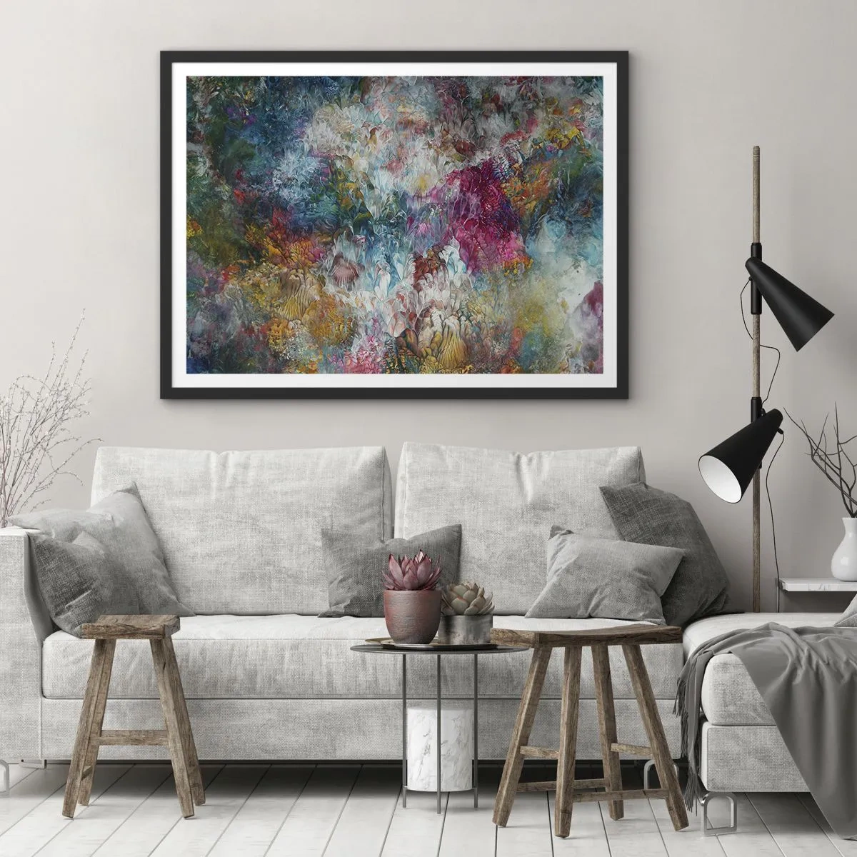 Poster in cornice nera - In piena fioritura - 40x30 cm