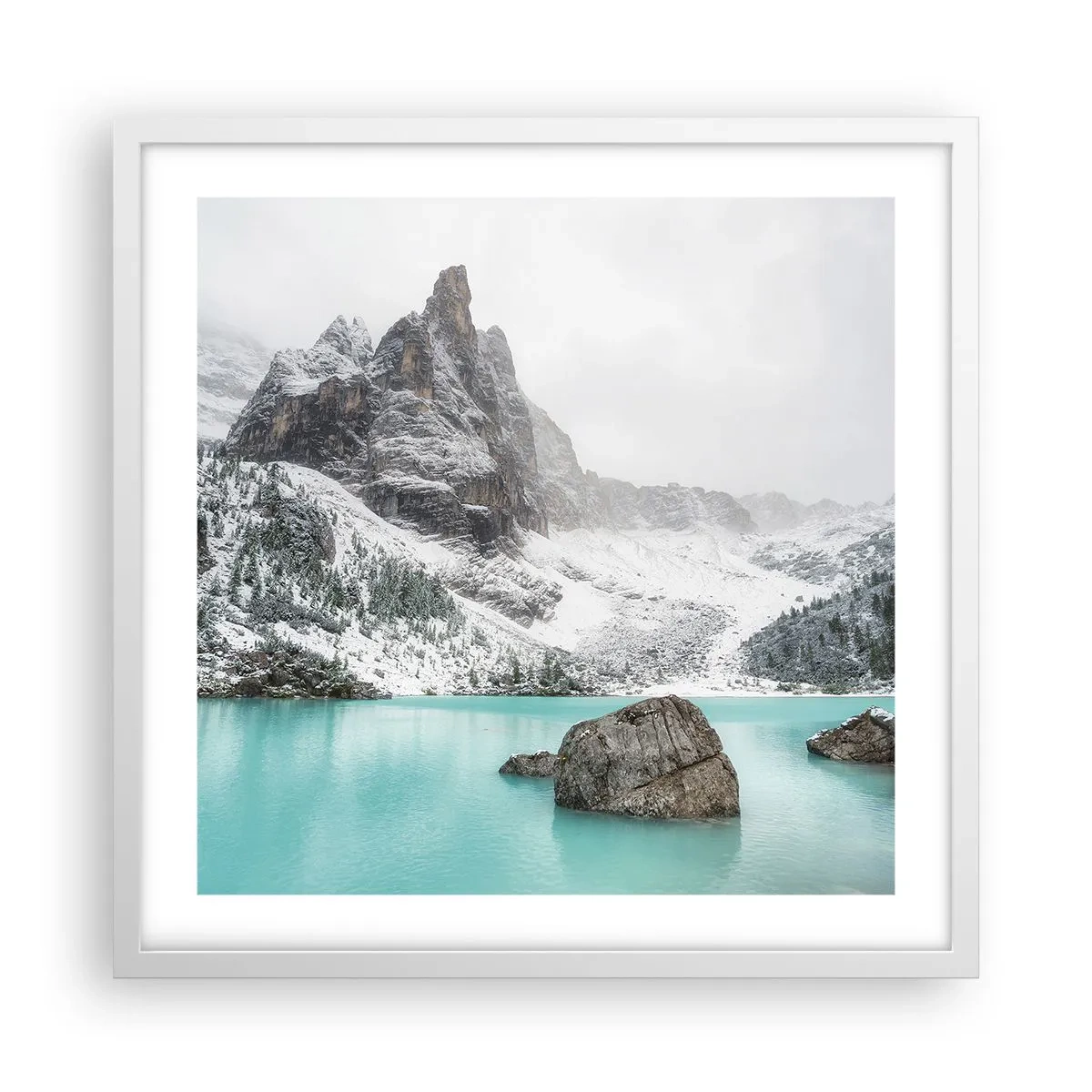 Poster in cornice bianca - Di guardia - 50x50 cm