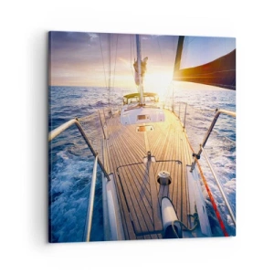 Quadro su tela - Stampe su Tela - Correndo sulle onde - 60x60 cm