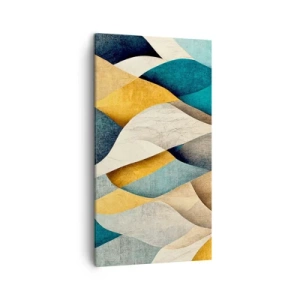 Quadro su tela - Stampe su Tela - Ritmo e ondulazioni - 45x80 cm