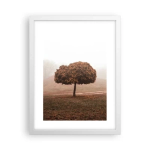 Poster in cornice bianca - Dopo un'estate laboriosa - 30x40 cm
