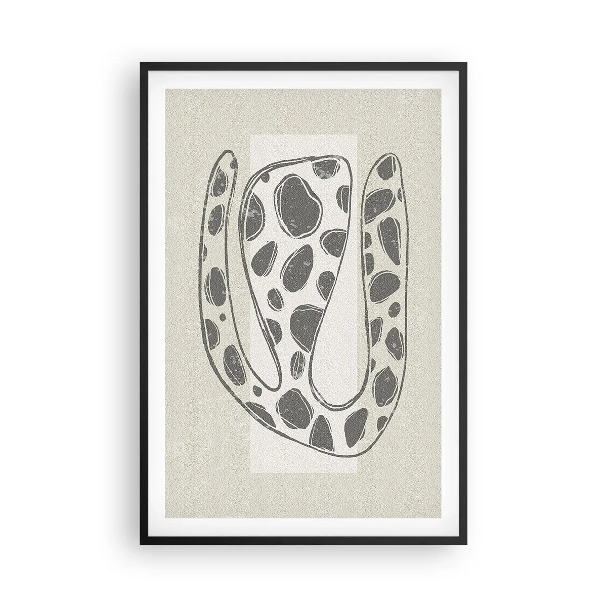 Poster in cornice nera - Creatura stranissima - 61x91 cm