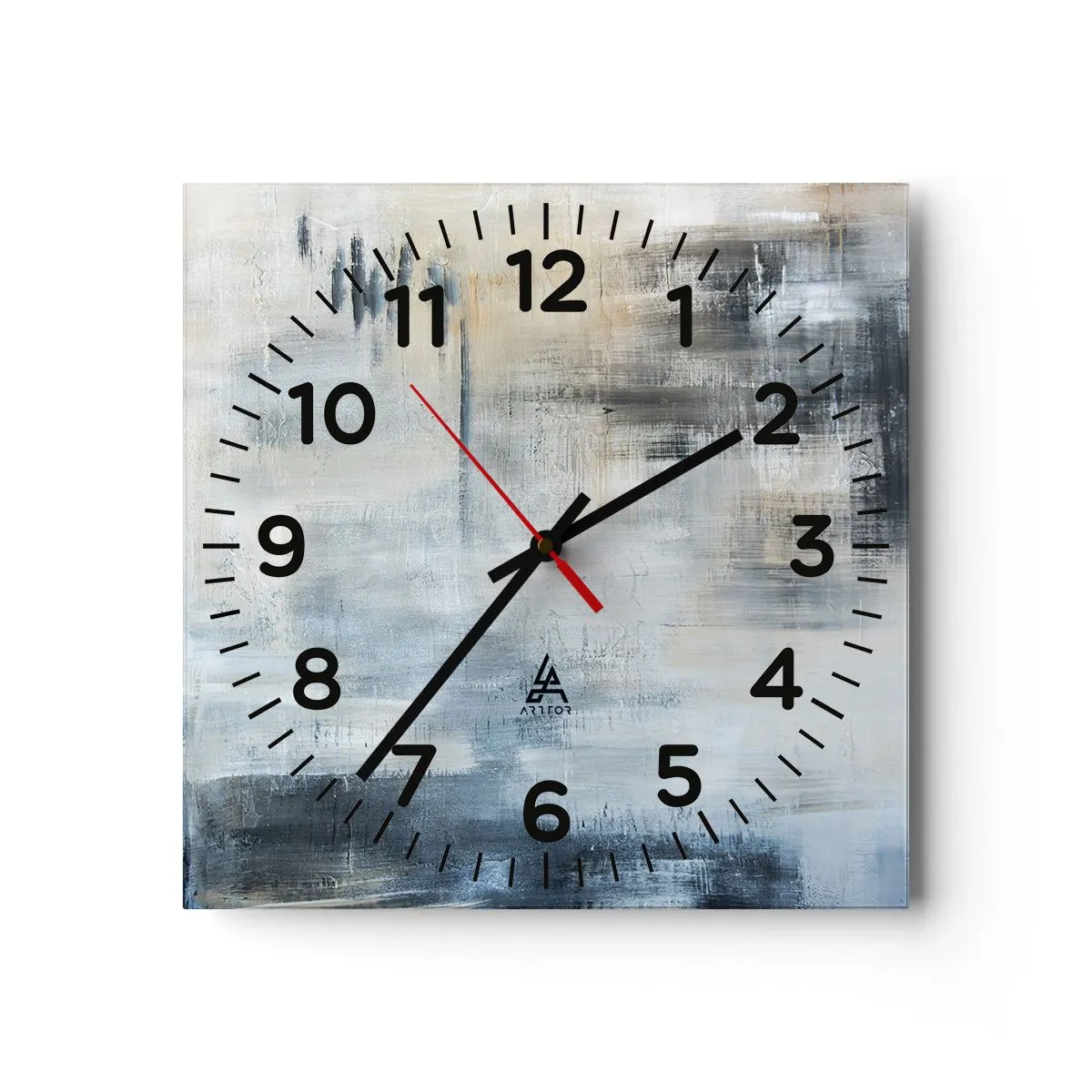 Orologio da parete - Orologio in Vetro - Coperti dal blu - 30x30 cm