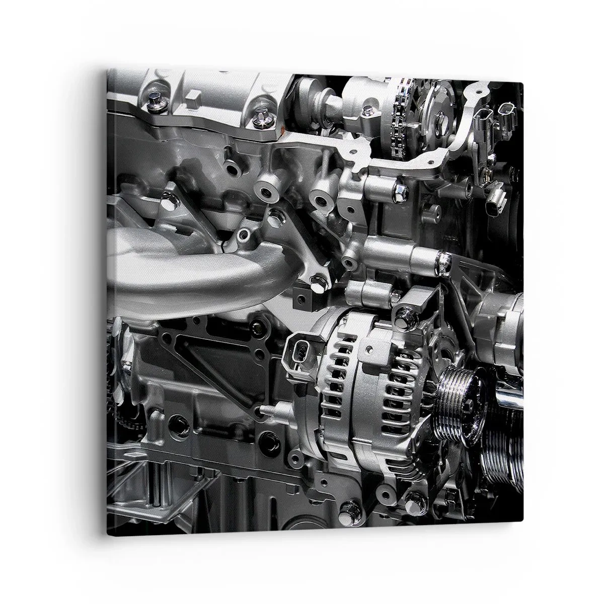 Quadro su tela - Stampe su Tela - D'acciaio, bello, forte - 30x30 cm