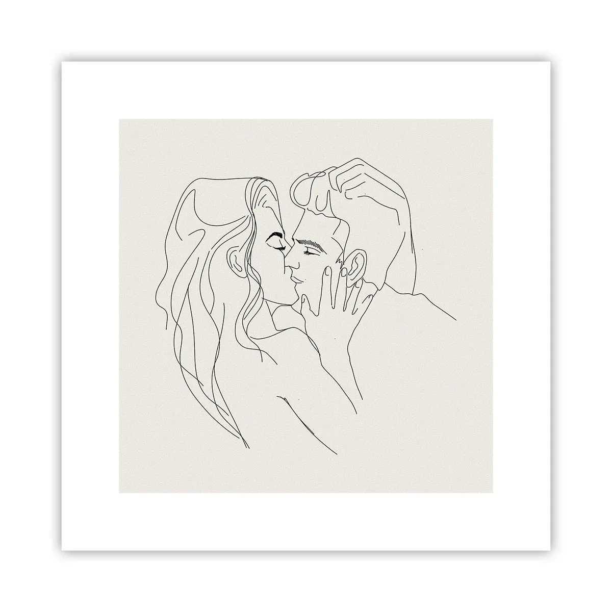 Poster - Intrecciati dal sentimento - 30x30 cm