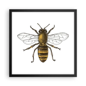 Poster in cornice nera - Bella e buona - 40x40 cm