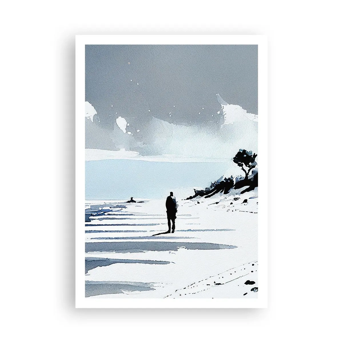 Poster - Solo con se stesso - 70x100 cm