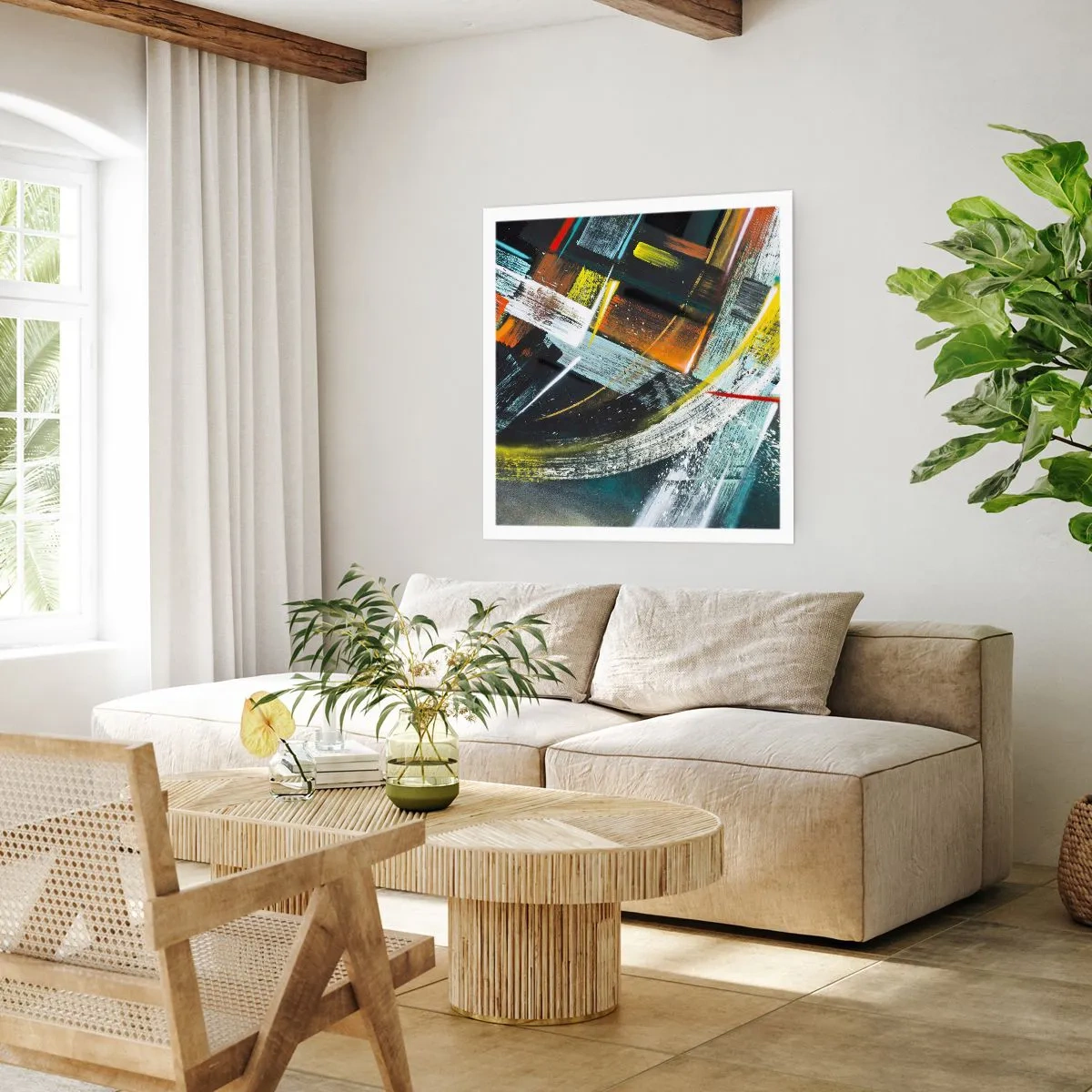 Poster - L'energia del movimento - 60x60 cm