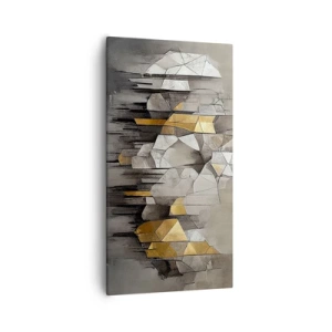 Quadro su tela - Stampe su Tela - Composizione di ghiaccio e luce - 55x100 cm