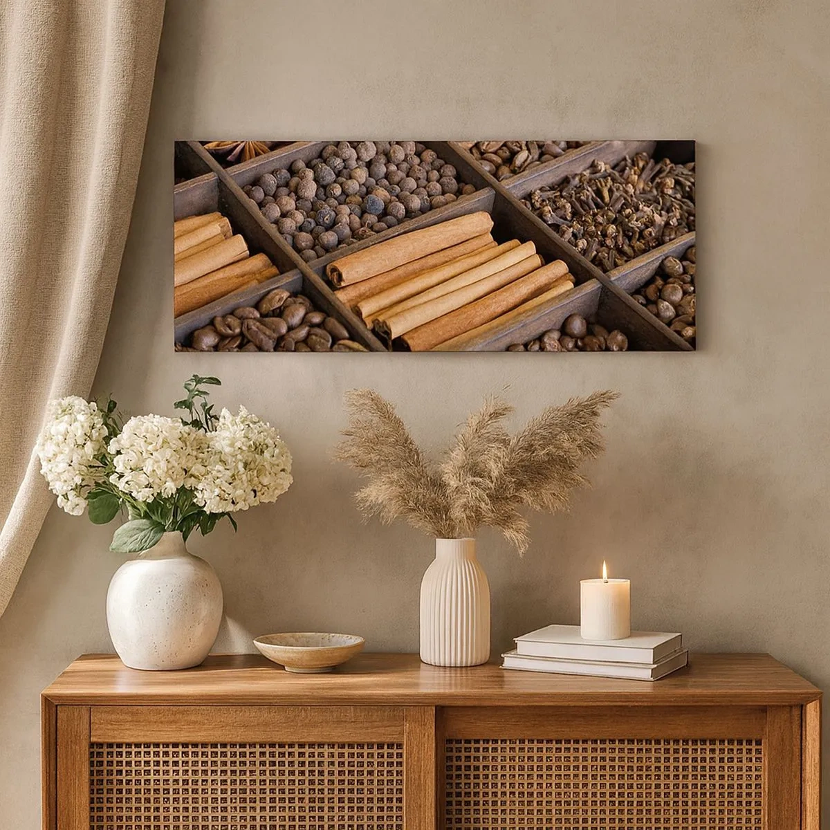 Quadro su tela - Stampe su Tela - Il tesoro degli aromi - 100x40 cm