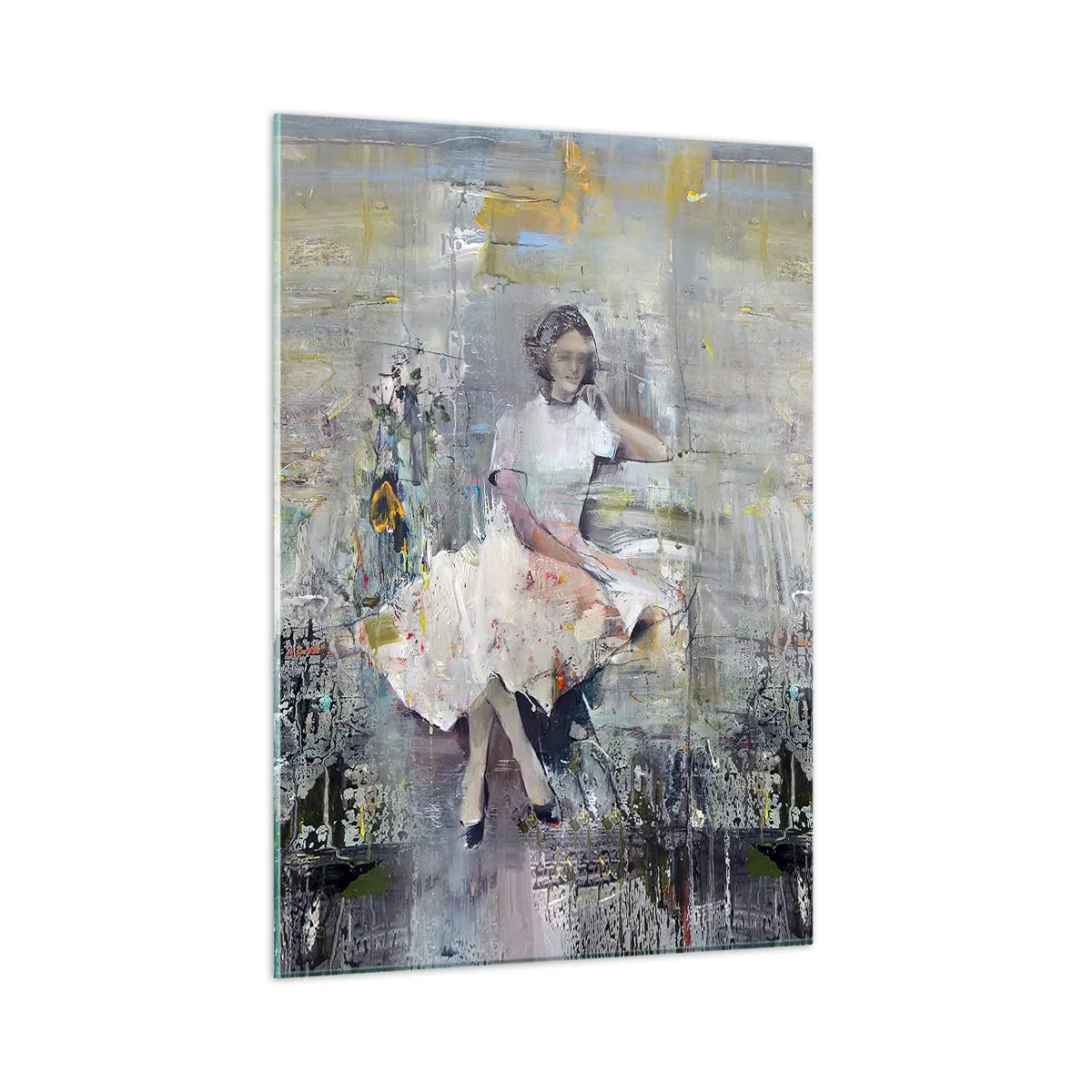 Quadro su vetro - Classico e moderno - 50x70cm - Classica e moderna - Decorazione murale moderna per soggiorno e camera da letto ARTTOR