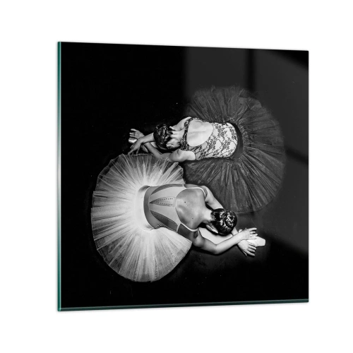 Quadro su vetro - Yin e yang - equilibrio ideale - 70x70 cm