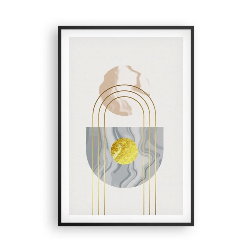 Poster in cornice nera - Chiarezza e lucentezza - 61x91 cm