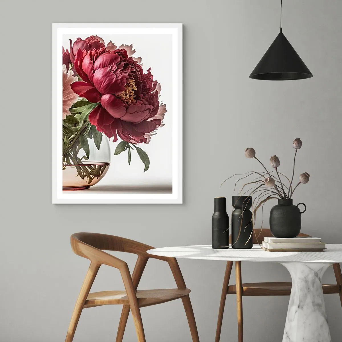Poster in cornice bianca - Bellezza in piena fioritura - 30x40 cm
