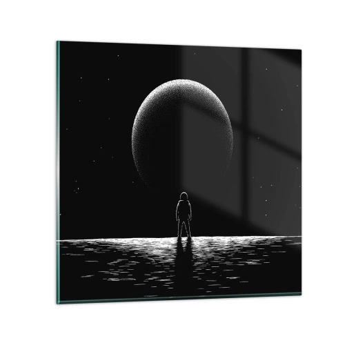 Quadro su vetro - Faccia a faccia - 70x70 cm