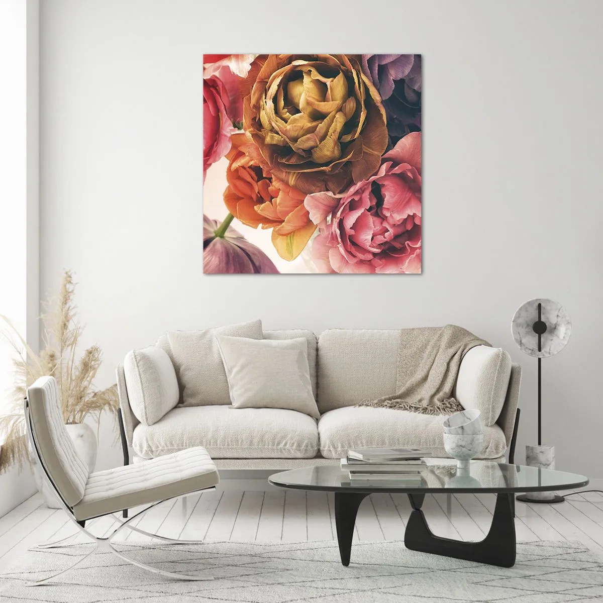 Quadro su vetro - La festa della vita - 60x60 cm