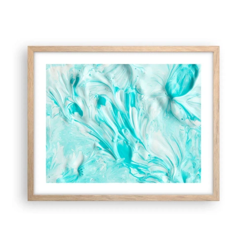 Poster in cornice rovere chiaro - Insieme per sempre - 50x40 cm