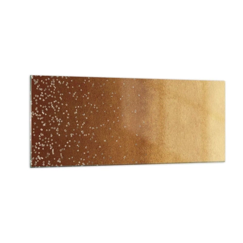 Quadro su vetro - La nascita della luce - 100x40 cm