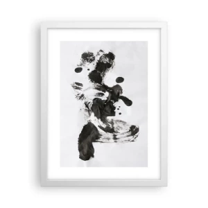 Poster in cornice bianca - C'è un senso nella follia? - 30x40 cm