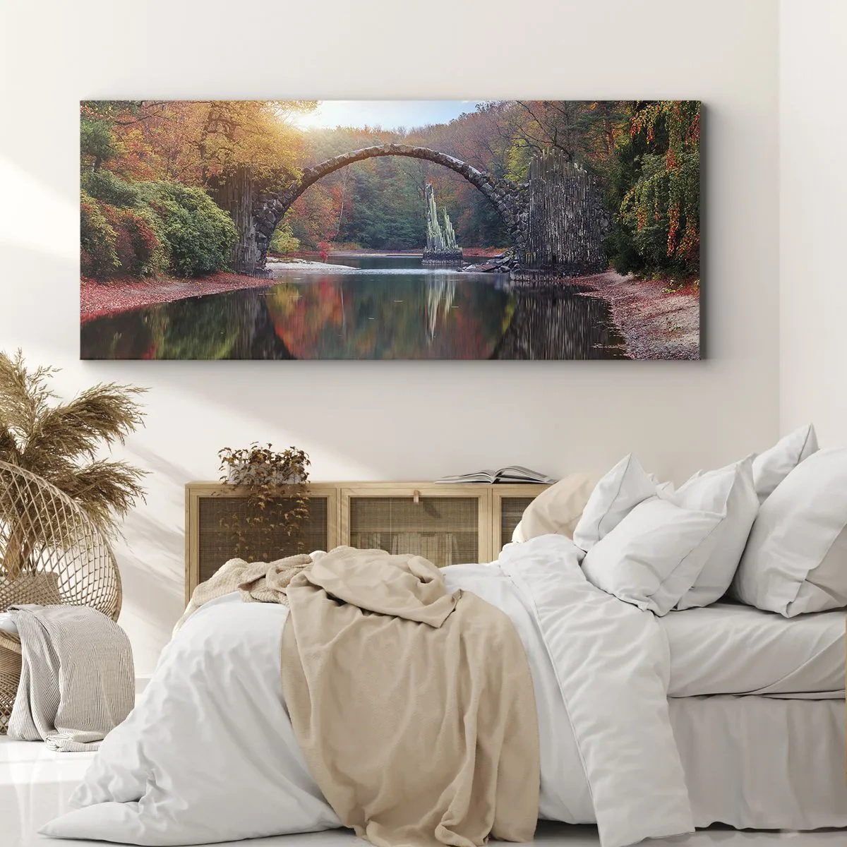 Quadro su tela - Stampe su Tela - Dall'altro lato dello specchio - 100x40 cm