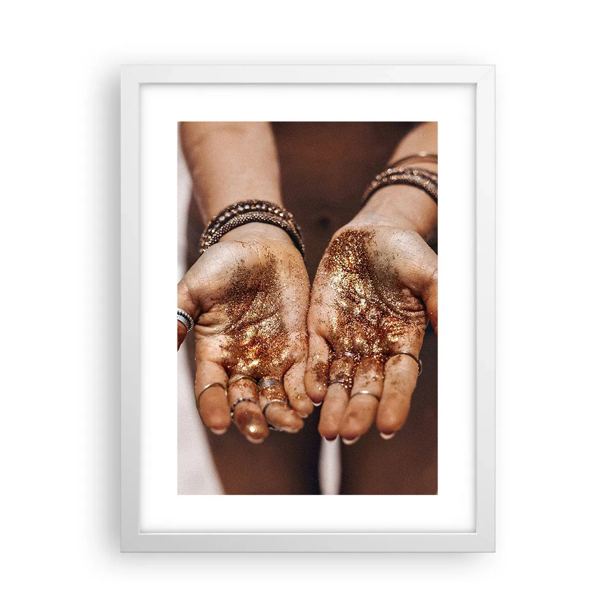 Poster in cornice bianca - Un dono per te - 30x40 cm